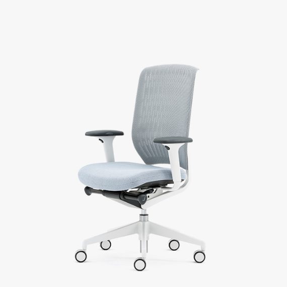 EV2740MF Evolve 2 Membrane back, upholstered seat with multi-function arms