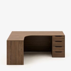 Panel Corner Desk LH With Storage