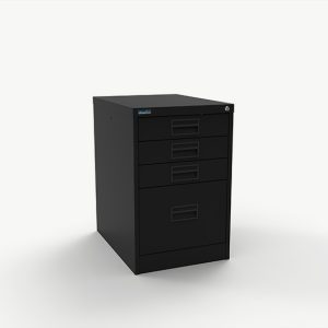 M:Line Filing Cabinet - 1 Filing + 3 Storage Drawers