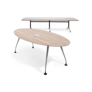 M0-05ST - Pars Oval Tables with I-Frame 1400 x 2800mm