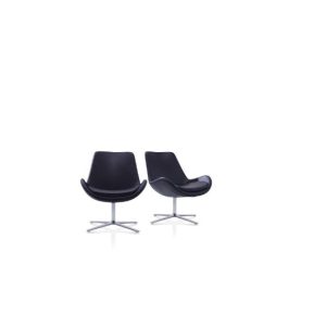 AVI - 01 - Avi Upholstered Chair On Swivel Base