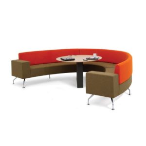 PR-26 HB - Perimeter High Back Curved Sofa Unit 140 Degree