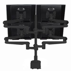 CMS2980B -  Ascend Multimount Quad Screen with Desk Clamp