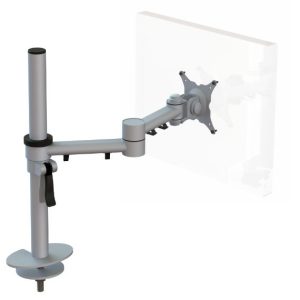 STREAMCOMB02 - Stream Plus 2 Beam Monitor Arm with Through Desk Fixing