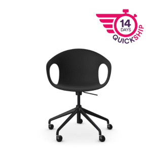 KIN205  - Kin Arm Chair, 5 Star Swivel Base