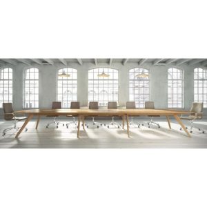 V507R7214 - Vantage Desk Height Soft Rectangular Table 6000mm x 1400mm - 20-22 Seater