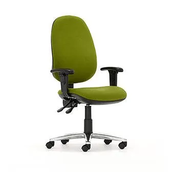 M66XLHA Mercury High Back Operator Chair With Larger Seat Width, With Height Adjustable Arms