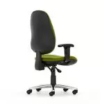 M66XLHA Mercury High Back Operator Chair With Larger Seat Width, With Height Adjustable Arms