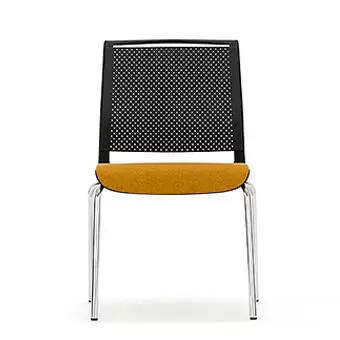 ADL12 Ad-Lib Chair With Upholstered Seat and Plastic Back, Without Arms