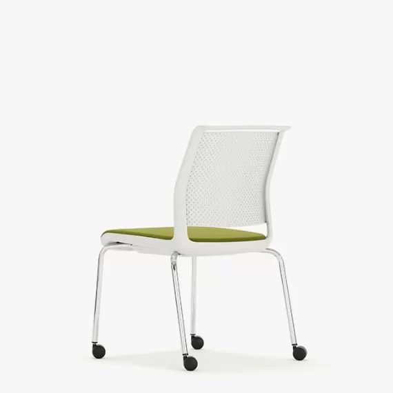 ADL12C Ad-Lib Four Leg Motion Chair With Upholstered Seat Without Arms