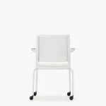 ADL2AC Ad-Lib Four Leg Motion Chair With Plastic Seat and Back With Arms