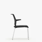 ADL2A Ad-Lib Chair with Plastic Seat and Back, With Arms