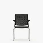 ADL2A Ad-Lib Chair with Plastic Seat and Back, With Arms