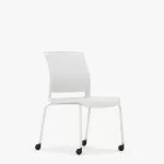 ADL2C Ad-Lib Four Leg Motion Chair With Plastic Seat and Back Without Arms