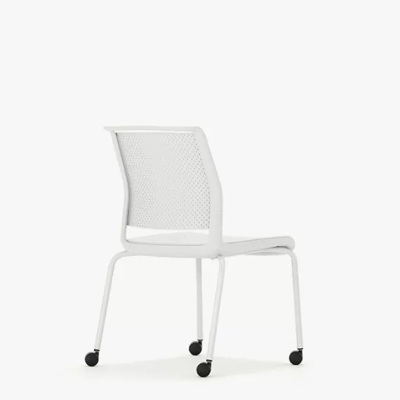 ADL2C Ad-Lib Four Leg Motion Chair With Plastic Seat and Back Without Arms