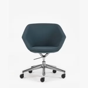 CLR50 Clara Side Chair on a 5 Star Base