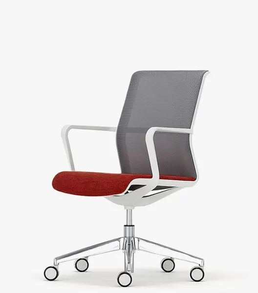 CR1 Circo Conference Chair, Static Yoke With Castors