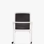 CR7 Circo Motion Conference Chair With Castors, Arms and Upholstered Seat