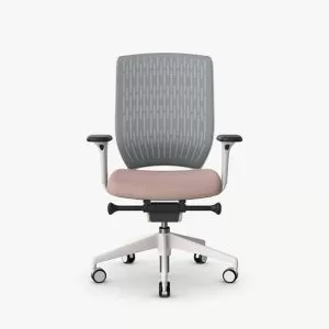 EV2740HA Evolve 2 Membrane back, upholstered seat with height adjustable arms