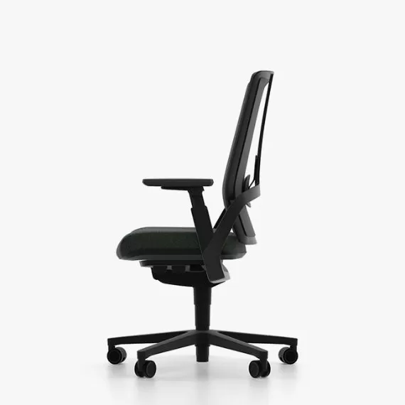 WRKN140MF I-Workchair 2.0 Task Chair With Black Components and Multi-Functional Arms