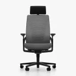 WRKN160MF I-Workchair 2.0 Task Chair With Black Components, Multi-Functional Arms and Headrest