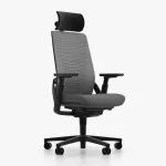 WRKN160MF I-Workchair 2.0 Task Chair With Black Components, Multi-Functional Arms and Headrest