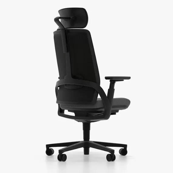 WRKN160MF I-Workchair 2.0 Task Chair With Black Components, Multi-Functional Arms and Headrest