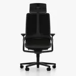 WRKN160MF I-Workchair 2.0 Task Chair With Black Components, Multi-Functional Arms and Headrest