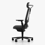 WRKN160MF I-Workchair 2.0 Task Chair With Black Components, Multi-Functional Arms and Headrest