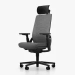 WRKN160MF I-Workchair 2.0 Task Chair With Black Components, Multi-Functional Arms and Headrest