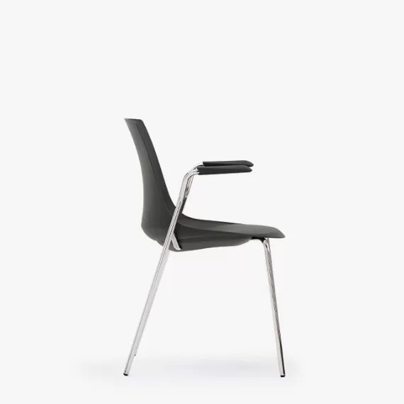 ARL10A Arlo Side Chair 4 Leg Arm Frame