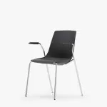 ARL10A Arlo Side Chair 4 Leg Arm Frame