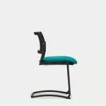 KM10  Kyos No Arms Cantilever Frame Upholstered Seat