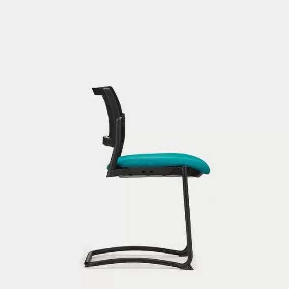 KM10  Kyos No Arms Cantilever Frame Upholstered Seat