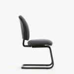 O40V Opus No Arms Visitor Chair Medium Back