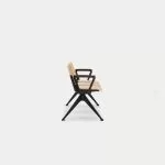 PLP-ASSSA Pila Beam Three Unit Seat Beam,  Wooden Seat and Back