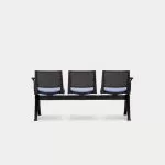 PLU-ASSSA Pila Beam Three Unit Seat Beam, Upholstered Seat With Arms