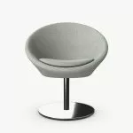 A633 Conic Tub Chair With Pedestal Base