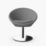 A633 Conic Tub Chair With Pedestal Base