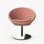 A633 Conic Tub Chair With Pedestal Base