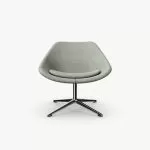 A640 Open Lounge Chair, Aluminium Base