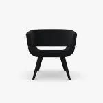 A825 Lola Chair With Wooden Legs