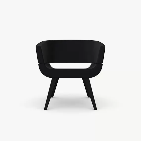 A825 Lola Chair With Wooden Legs