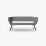 A826 Lola Sofa With Wooden Legs