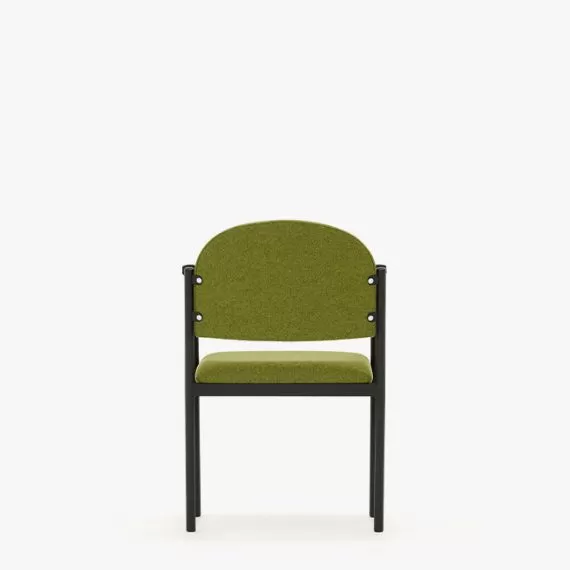 A901 Public Space With Arms, 4 Legs, Upholstered Seat and back