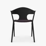 AXL02U Axyl Arm Chair With Upholstered Seat and Pad