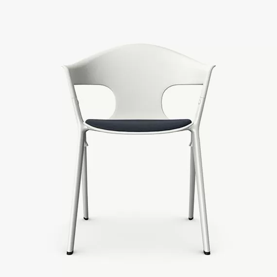 AXL02U Axyl Arm Chair With Upholstered Seat and Pad