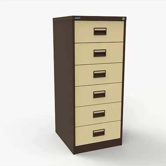 6 Drawer A5 Card Index Cabinet