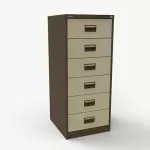 6 Drawer A5 Card Index Cabinet