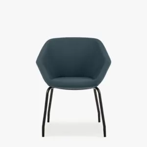 CLR10 Clara Side Chair on a 4 Leg Frame